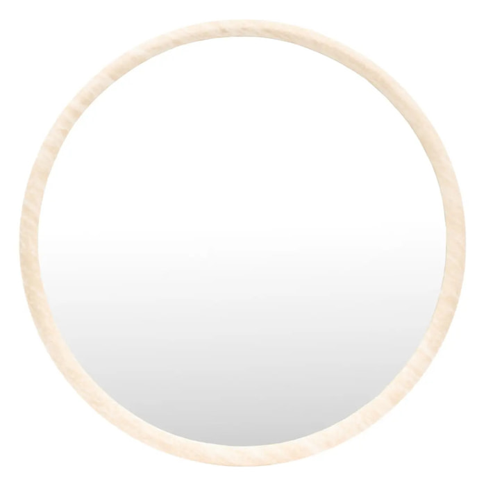 Miroir Trudy rond D.55cm beige