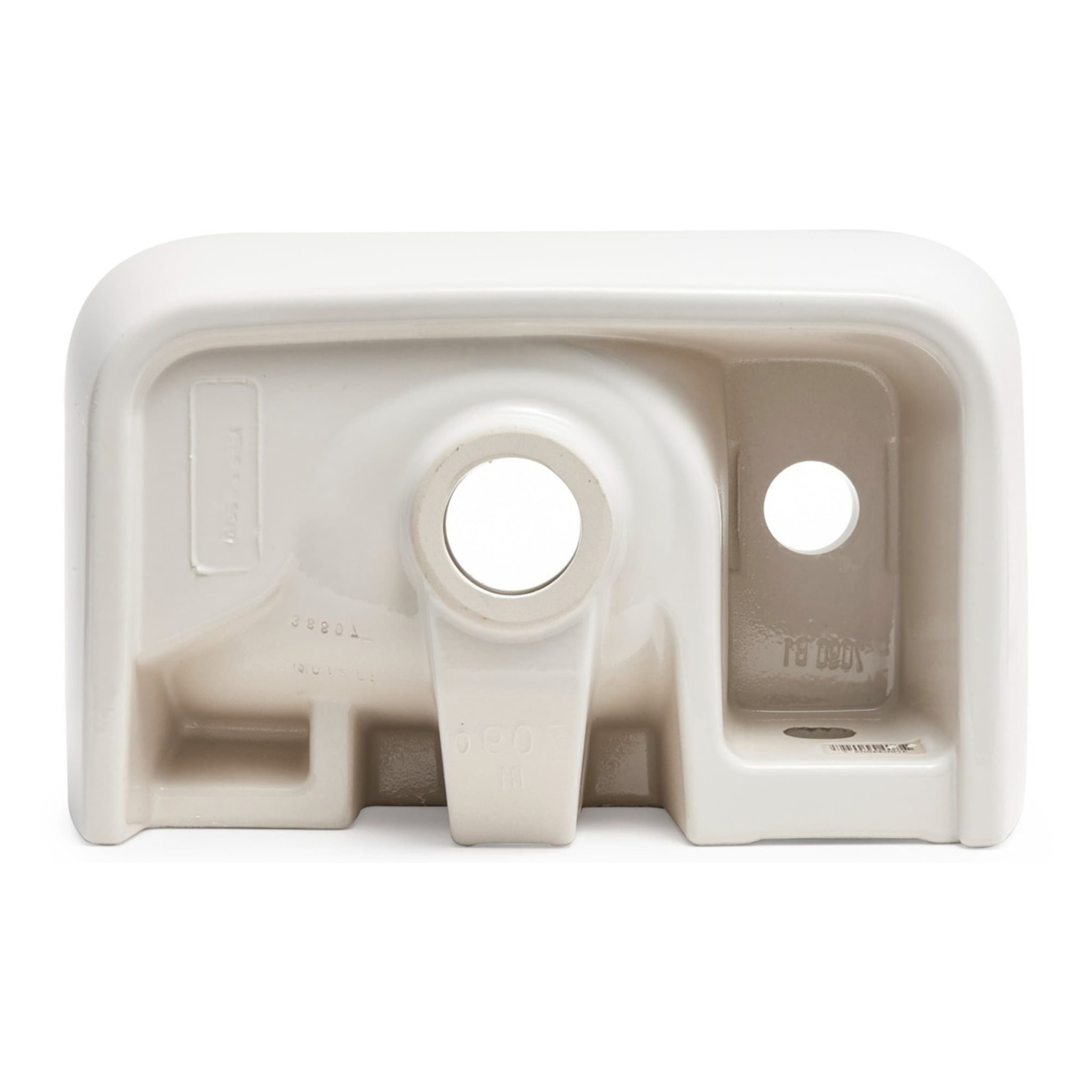 Integra Lave-mains 37x22 cm avec trou pour robinetterie sur la droite, Blanc (7091-003-0029)