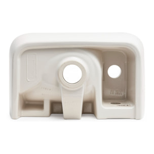 Integra Lave-mains 37x22 cm avec trou pour robinetterie sur la droite, Blanc (7091-003-0029)