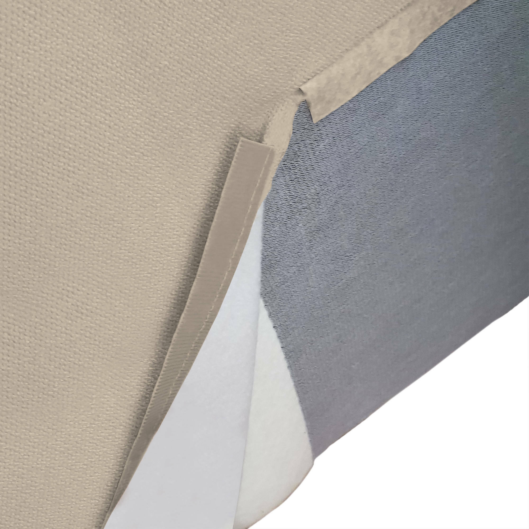 Poltrona Leonia, Poltrona da salotto, 100% Made in Italy, Poltroncina relax in tessuto imbottito, Cm 140x95h70, Tortora