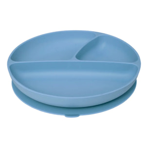 Set repas enfant bleu 20x20cm