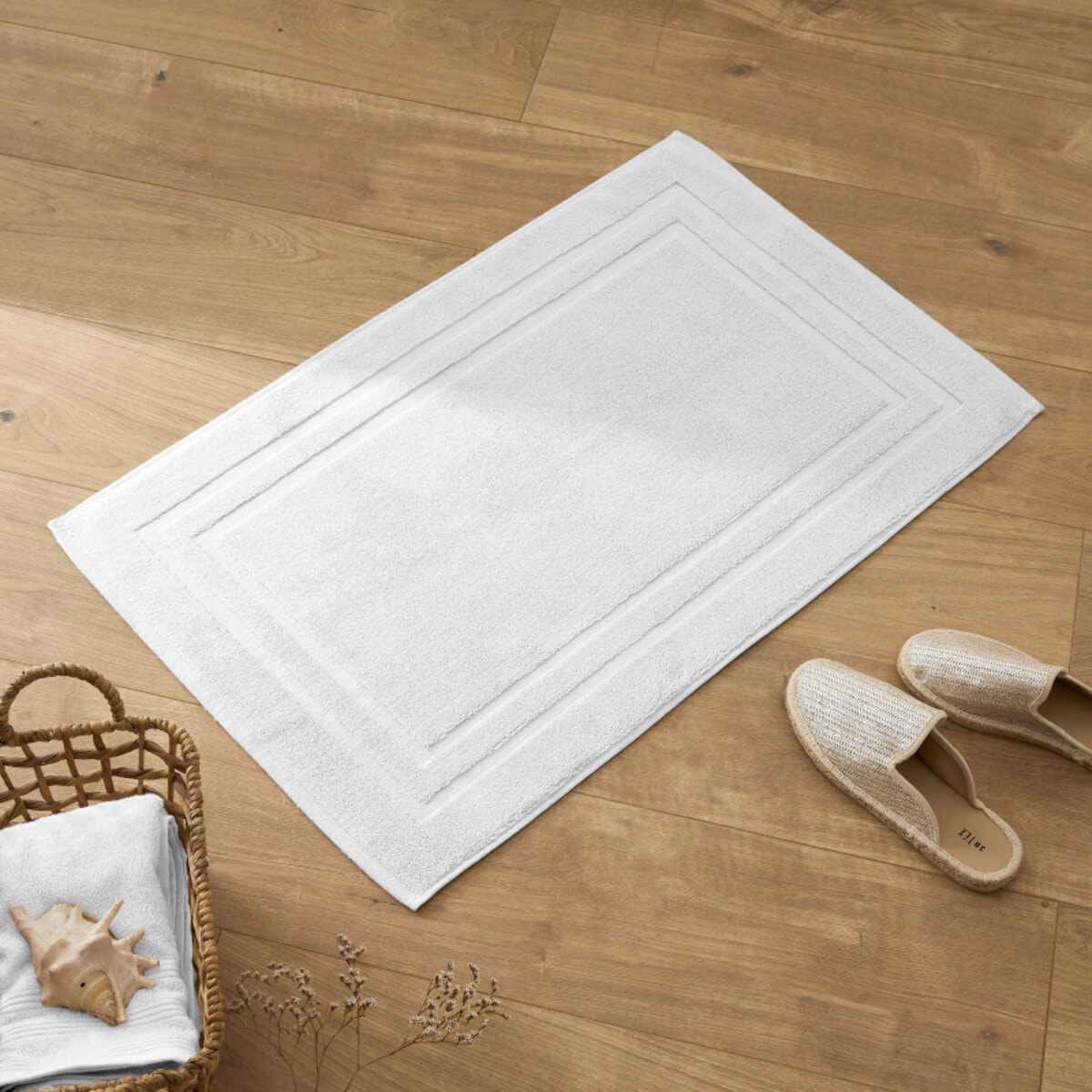 Tapis de bain "Spa" 50 x 80 cm / 950 gr/m² - Couleur: "Spa" Neige