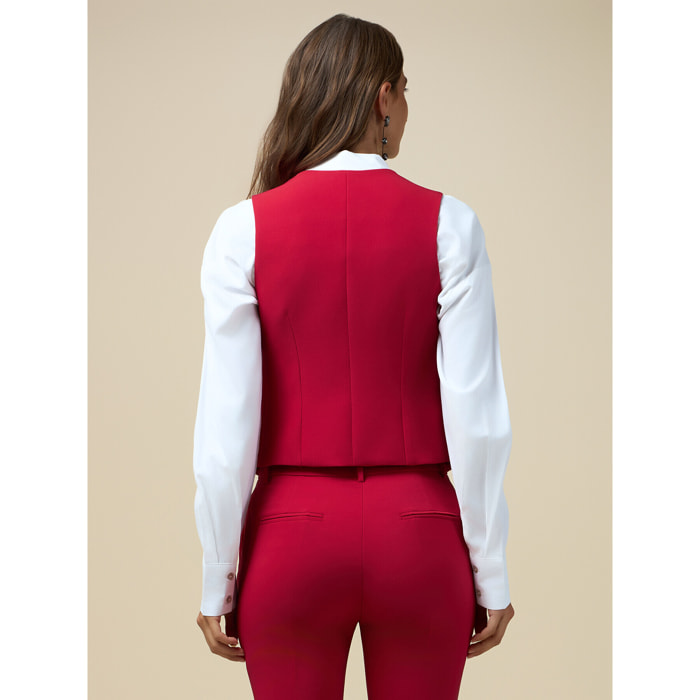 Oltre - Formal waistcoat - Rojo