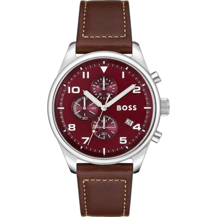 Reloj Boss 1513988 Hombre Analogico Cuarzo con Correa de Acero inoxidable