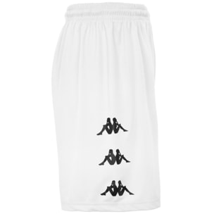 Kappa Pantaloncini SPORT SHORTS DORGO Bianco