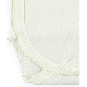 Body cruzado bebé manga corta algodón