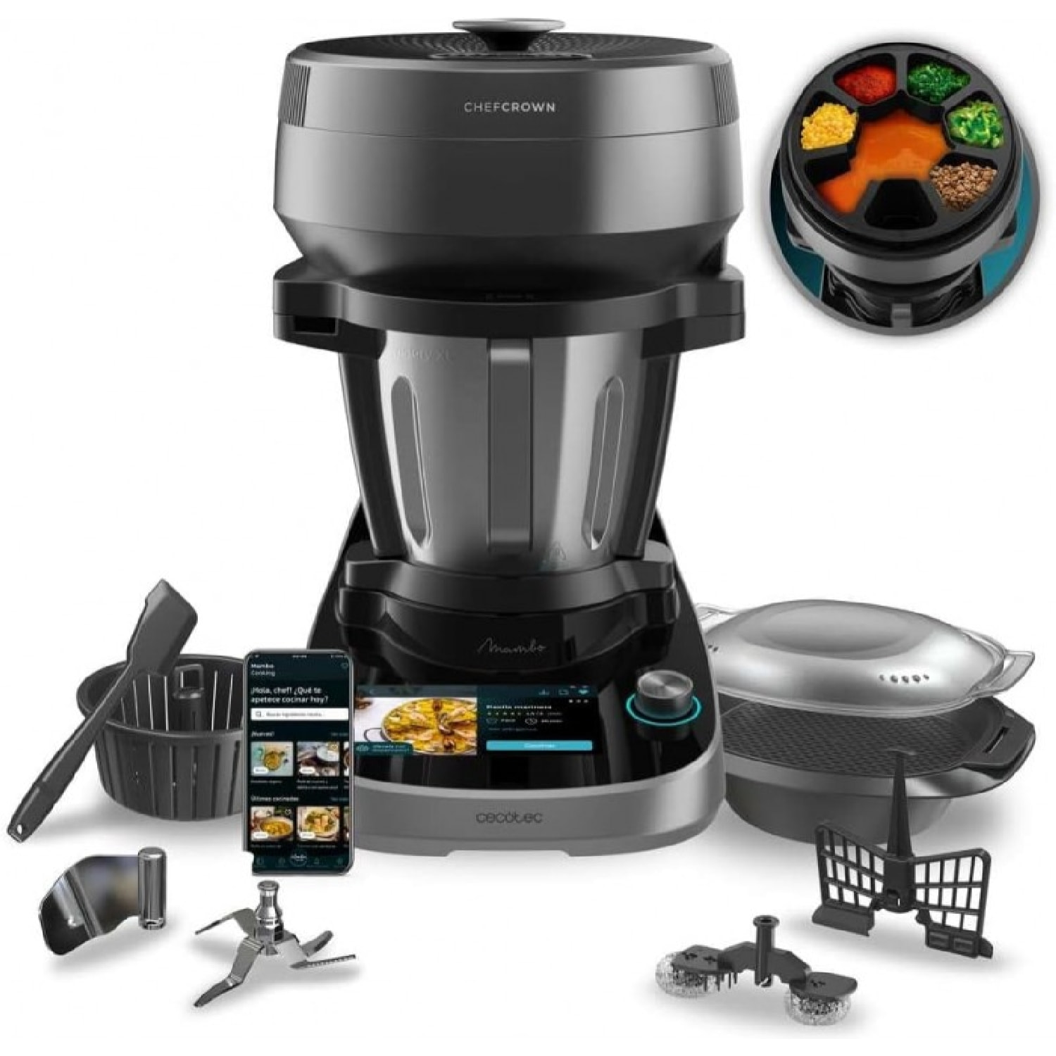 Cecotec Robot da cucina multifunzione Mambo CooKing Victory