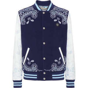 PHILIPP PLEIN Bomber de cuero PAISLEY