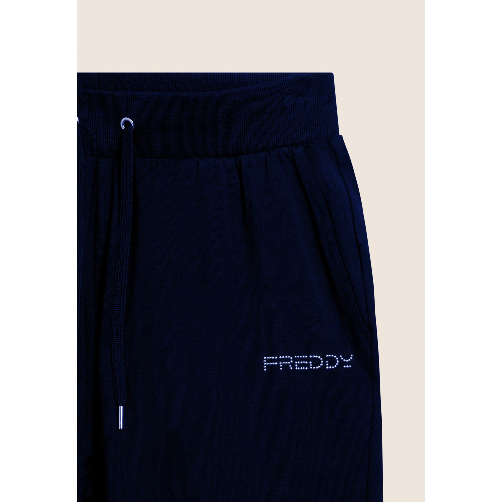 Pantaloni Sportivi Regular con Vita in Costina e Logo FREDDY