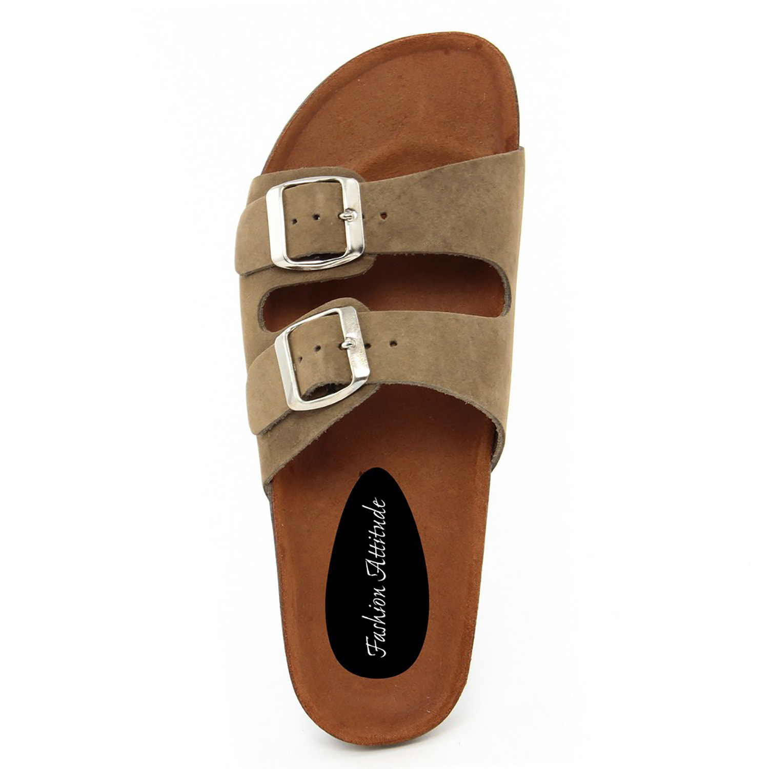 Sandalo flat Donna colore Verde