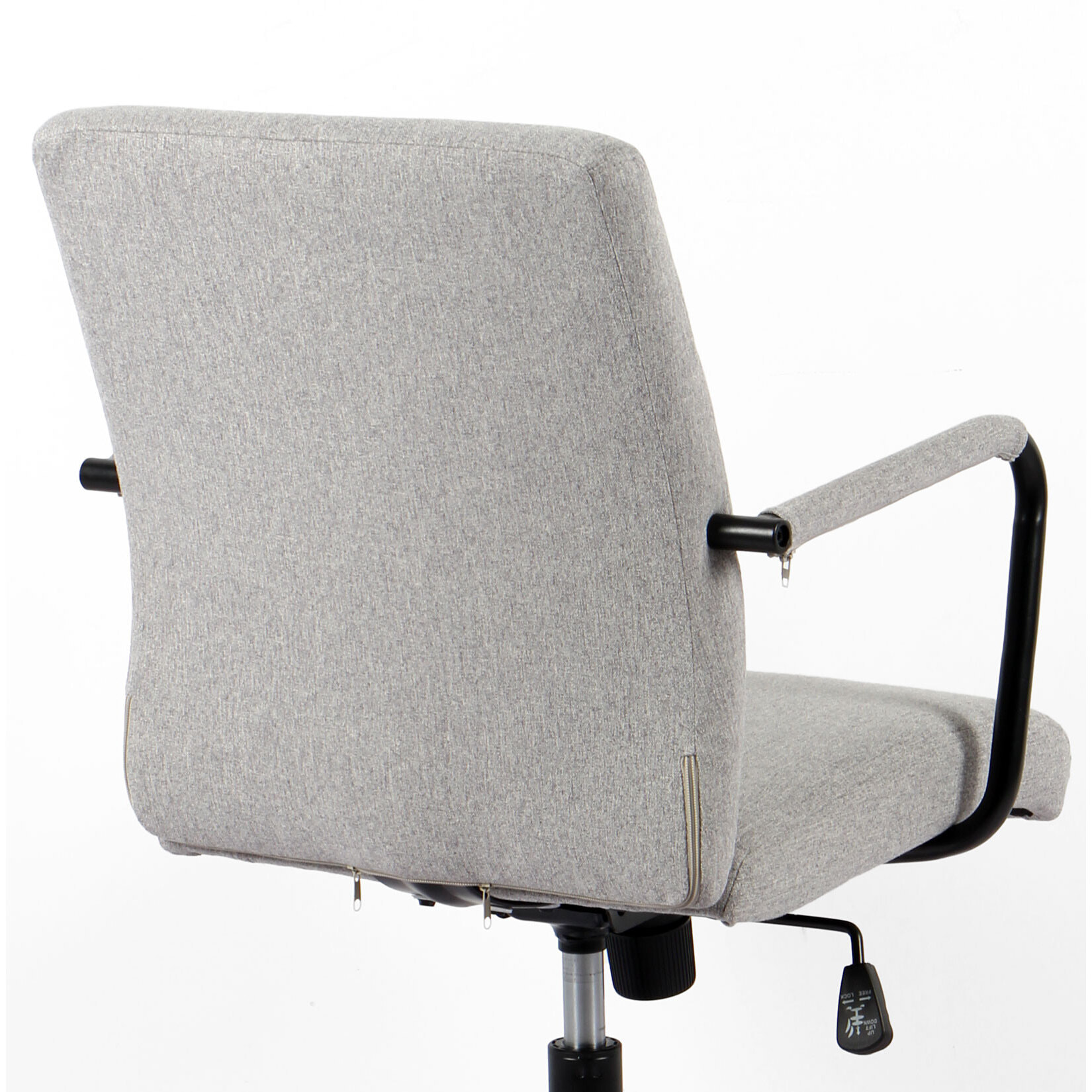Silla de estudio Oli tela gris 99x64x70 cm