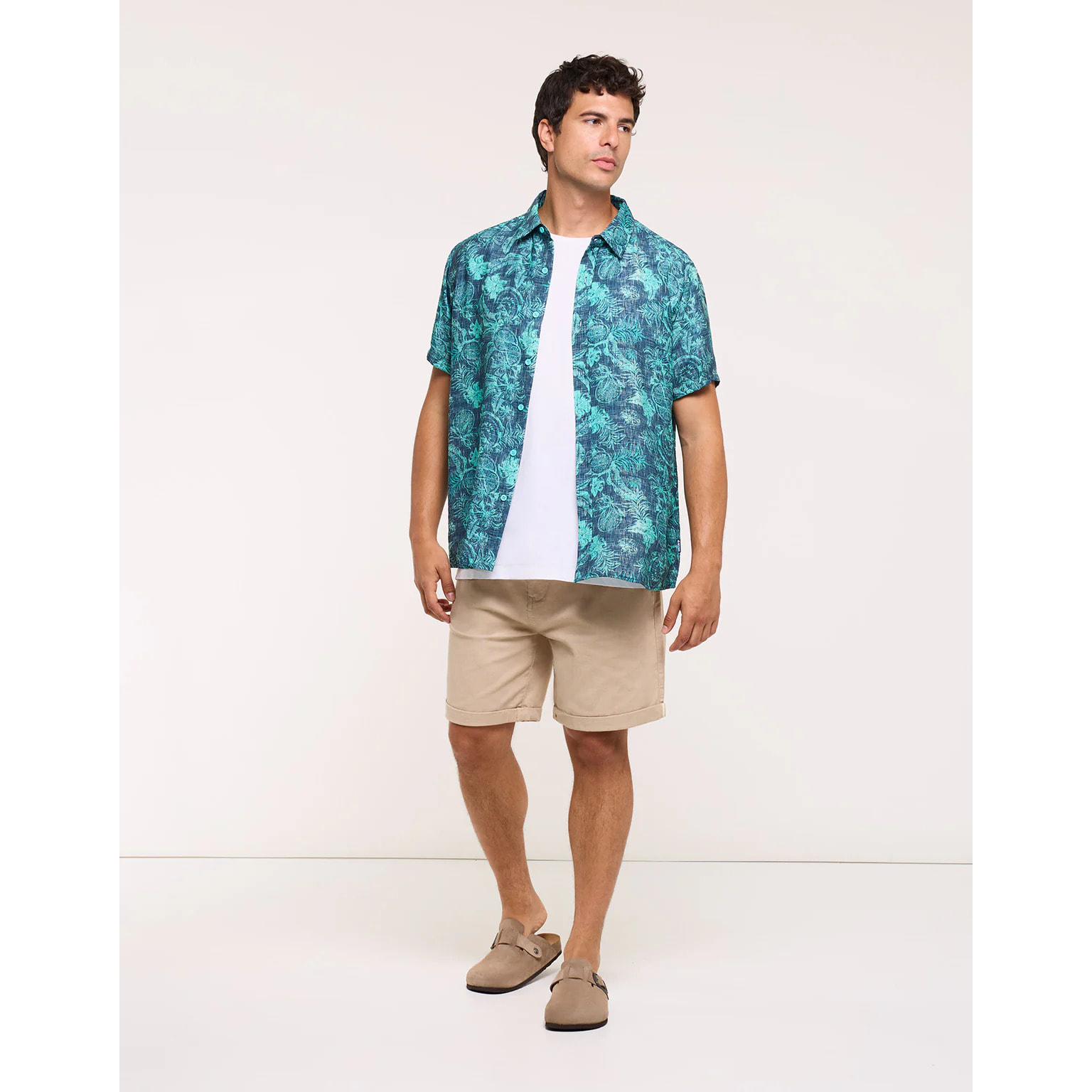 Camisa Manga Corta Azul - Westy