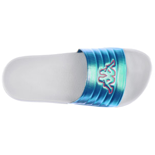 Kappa - Ciabatte Donna Bianco - Logo Searl