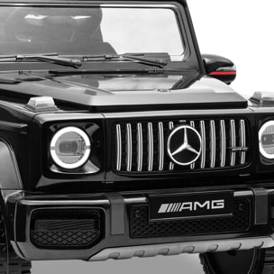 Coche de bateria MERCEDES-BENZ G63 AMG BLACK vehículo eléctrico infantil 12V 3 años