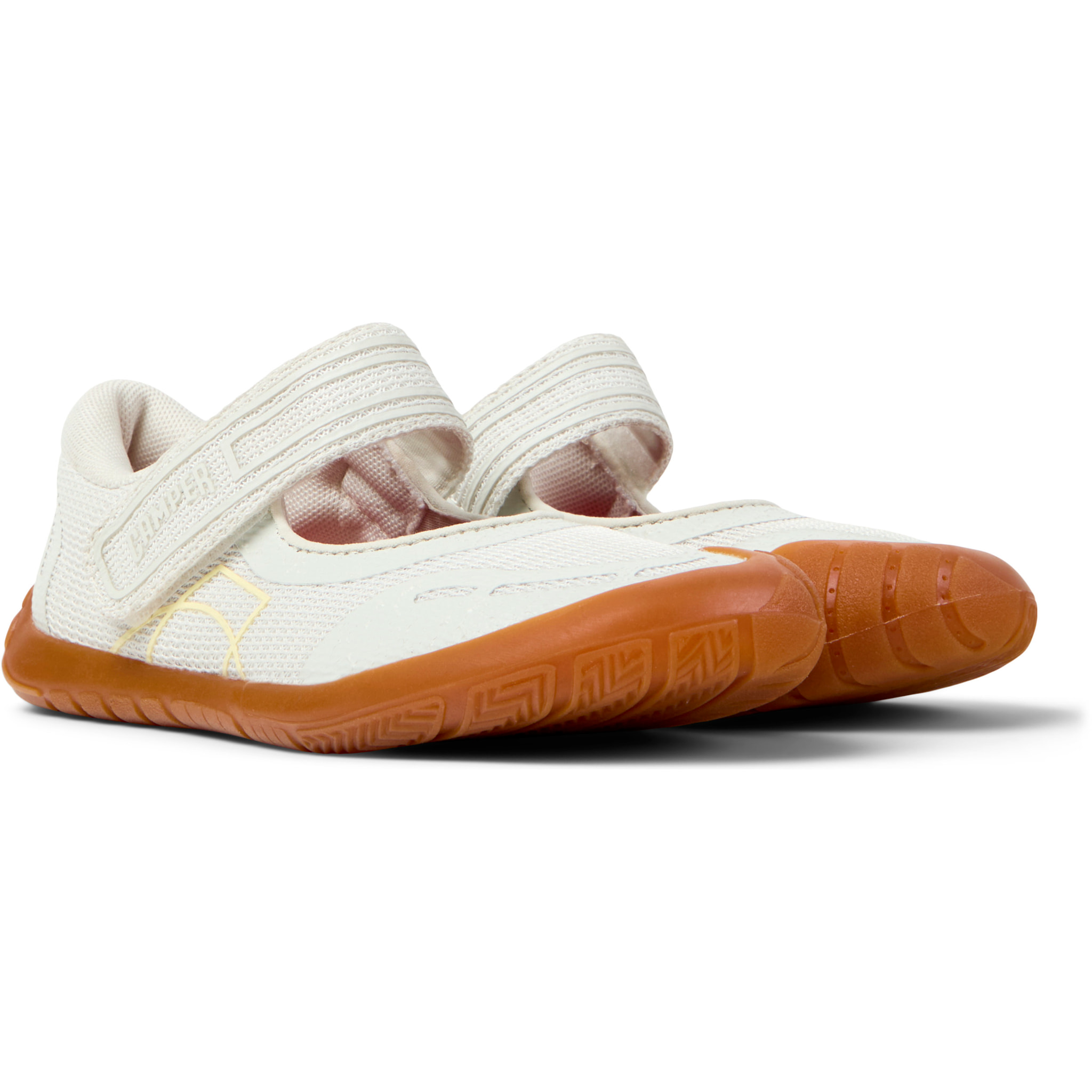 Bailarinas - CAMPER Peu Path - Blanco - Textil técnico