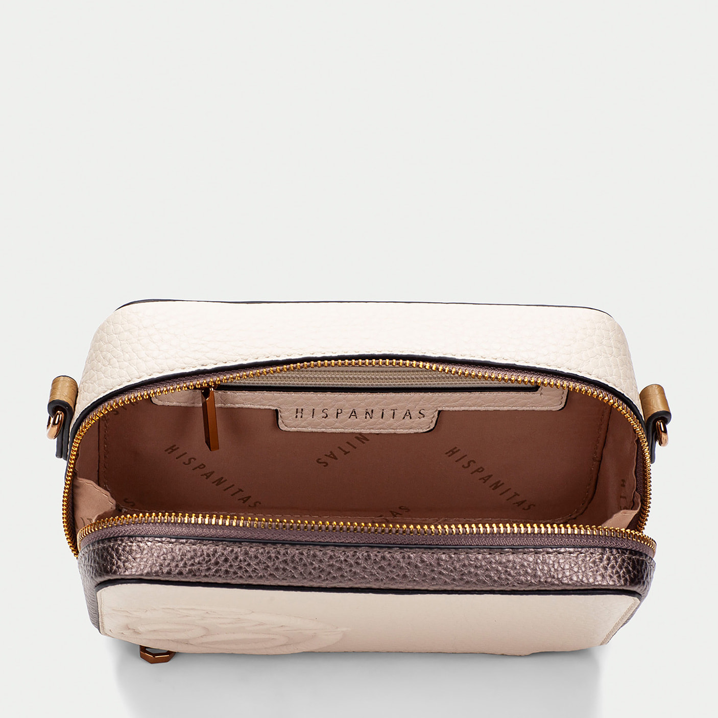 Bandolera  Crema taupe 20cm x 12cm x 7cm