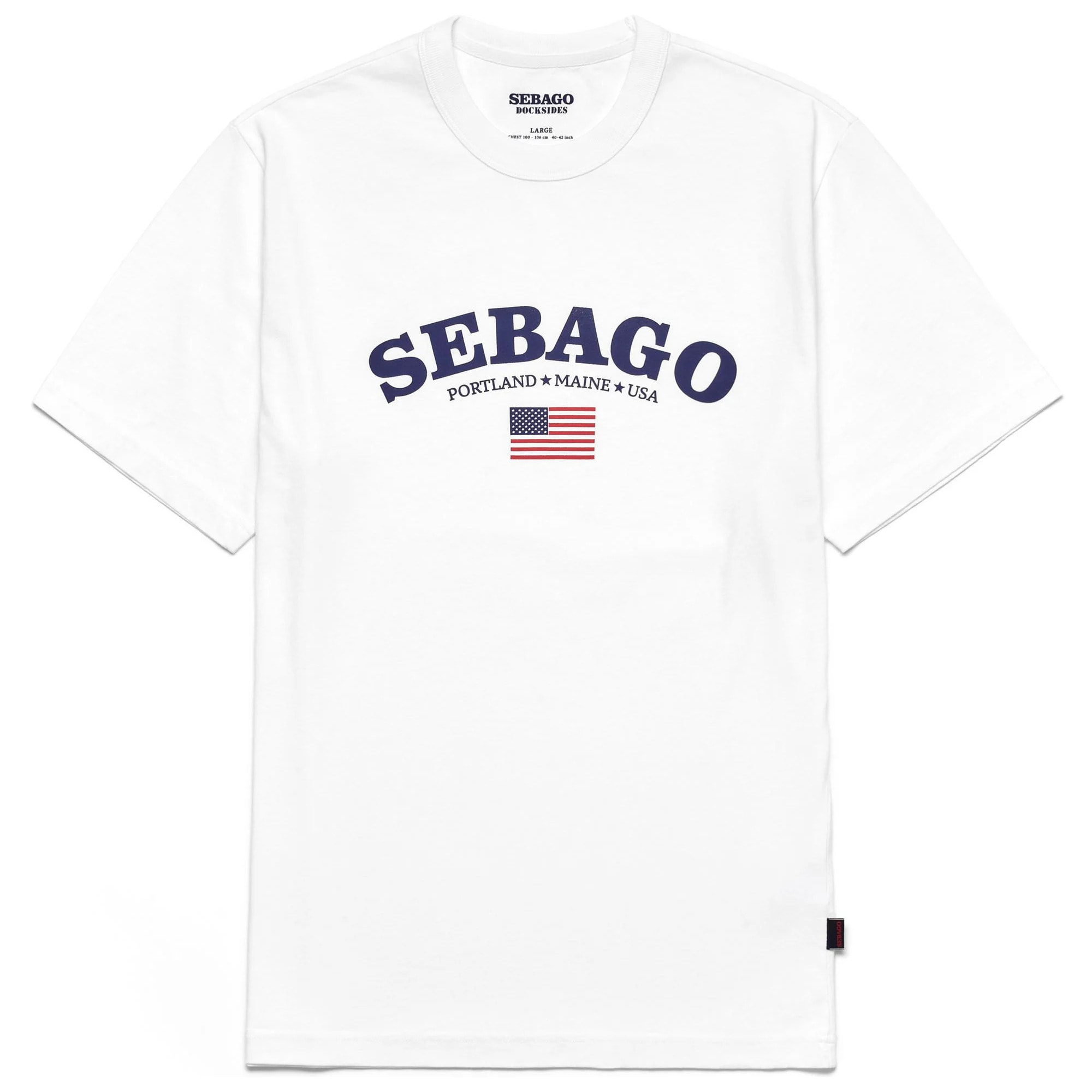 T-Shirts & Top Sebago Uomo Bianco WISCASSET