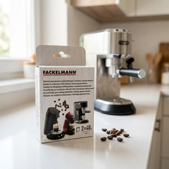 Sachets détartrants pour machines à café Fackelmann Petit Déjeuner