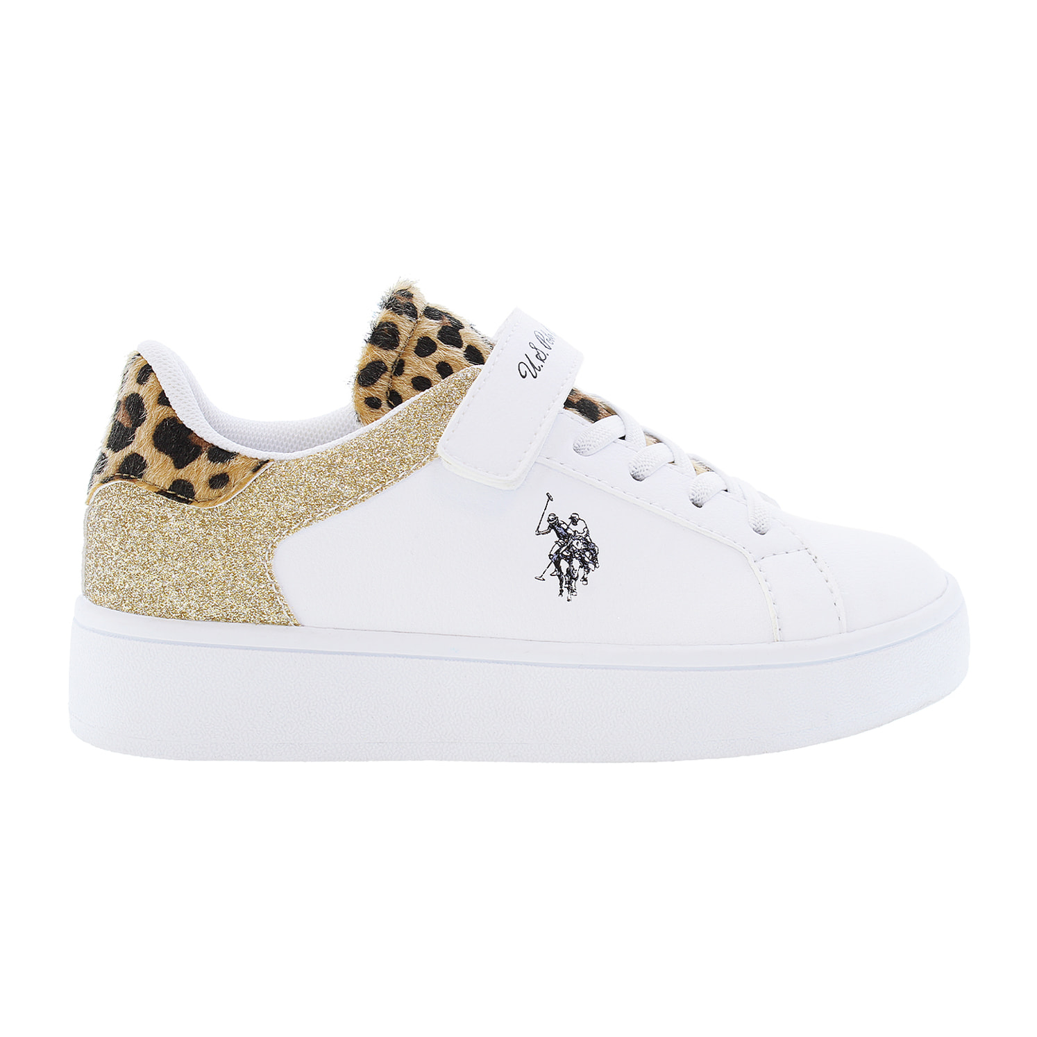 Sneakers U.S. Polo Assn. bianco-oro