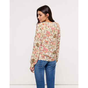 Camisa Manga Larga Beige - Prerit