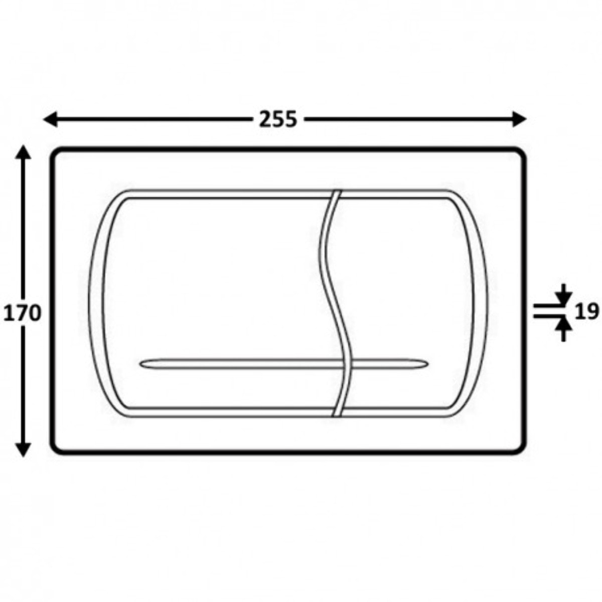 Pack Bâti-support Roca Active + WC sans bride SAT Brevis + Abattant slim, softclose + Plaque Blanche (RocaActiveBrevis-1)