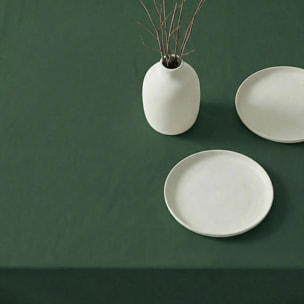 Nappe antitache au toucher tissu imperméable Vert foncé