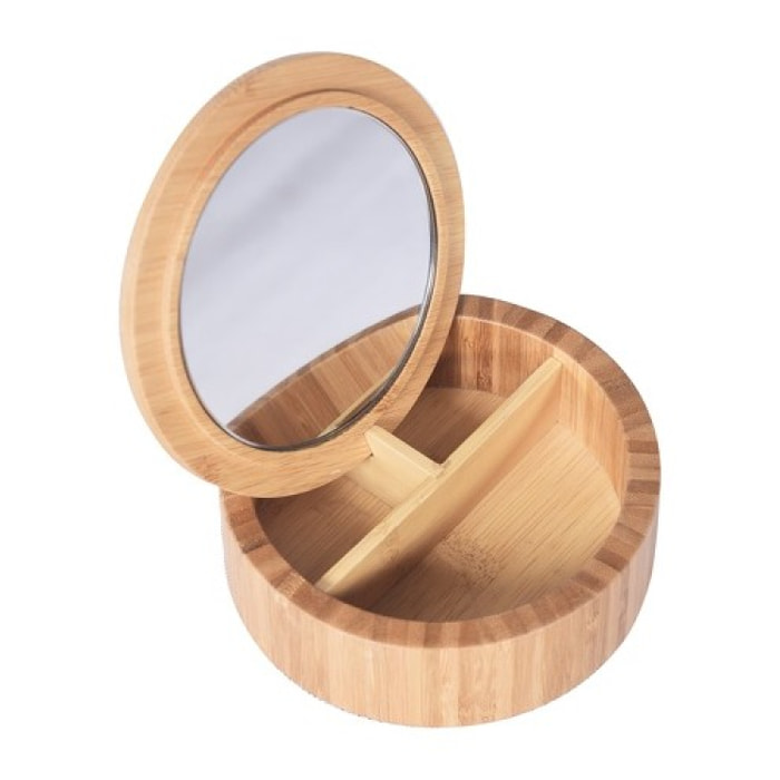 Miroir & Boà®te à bijoux Bambou ovale ALAIS Spirella