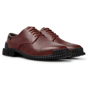 Zapatos de cordones - CAMPER Pix - Burdeos - Piel lisa