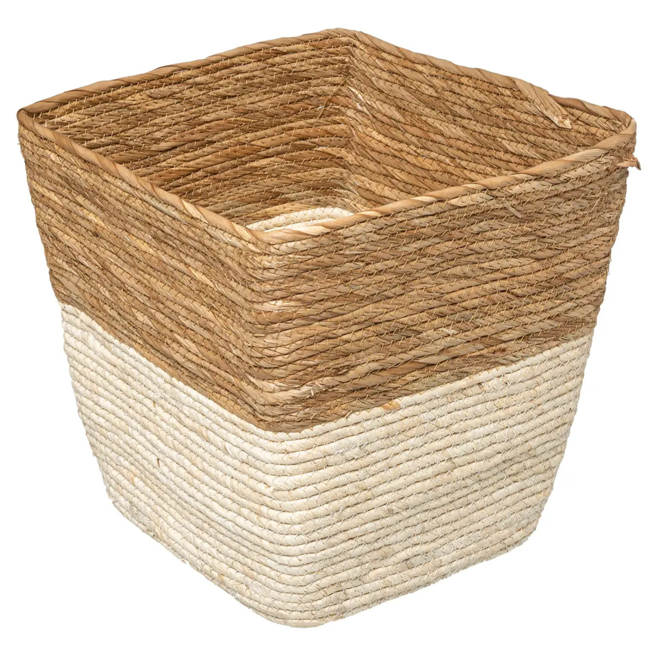 Panier paille 31x31cm "Mix N' Modul" naturel