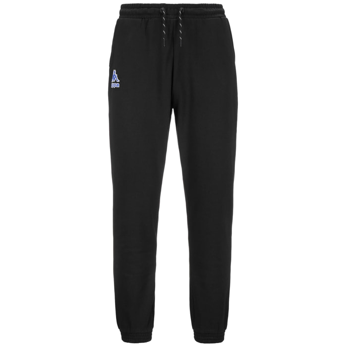 Kappa - Pantaloni Uomo Nero - LOGO FEMO
