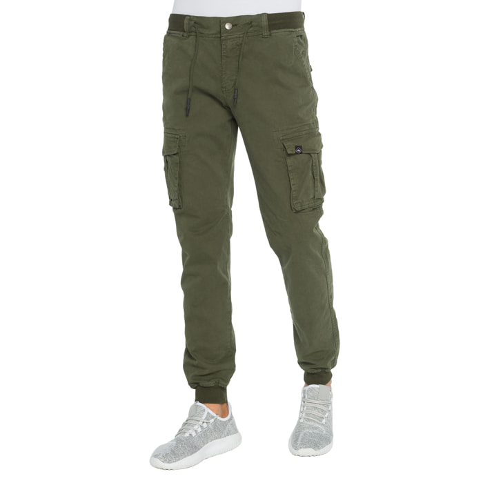 Pantalone Hot Buttered Tinaroo con tasconi Verde Militare