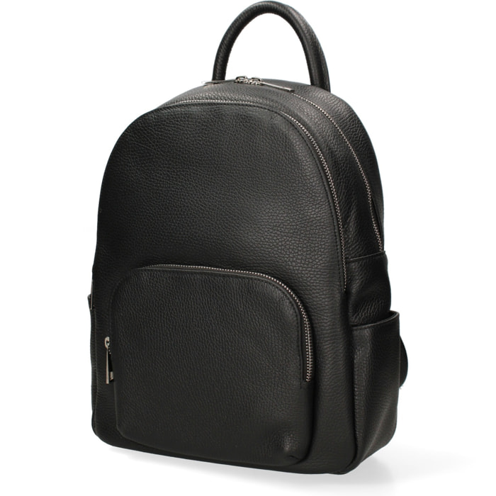 Zaino da donna Made in Italy - Modello Iride Ultra - 100% pelle - 27.0 x 32.0 x 12.0 cm