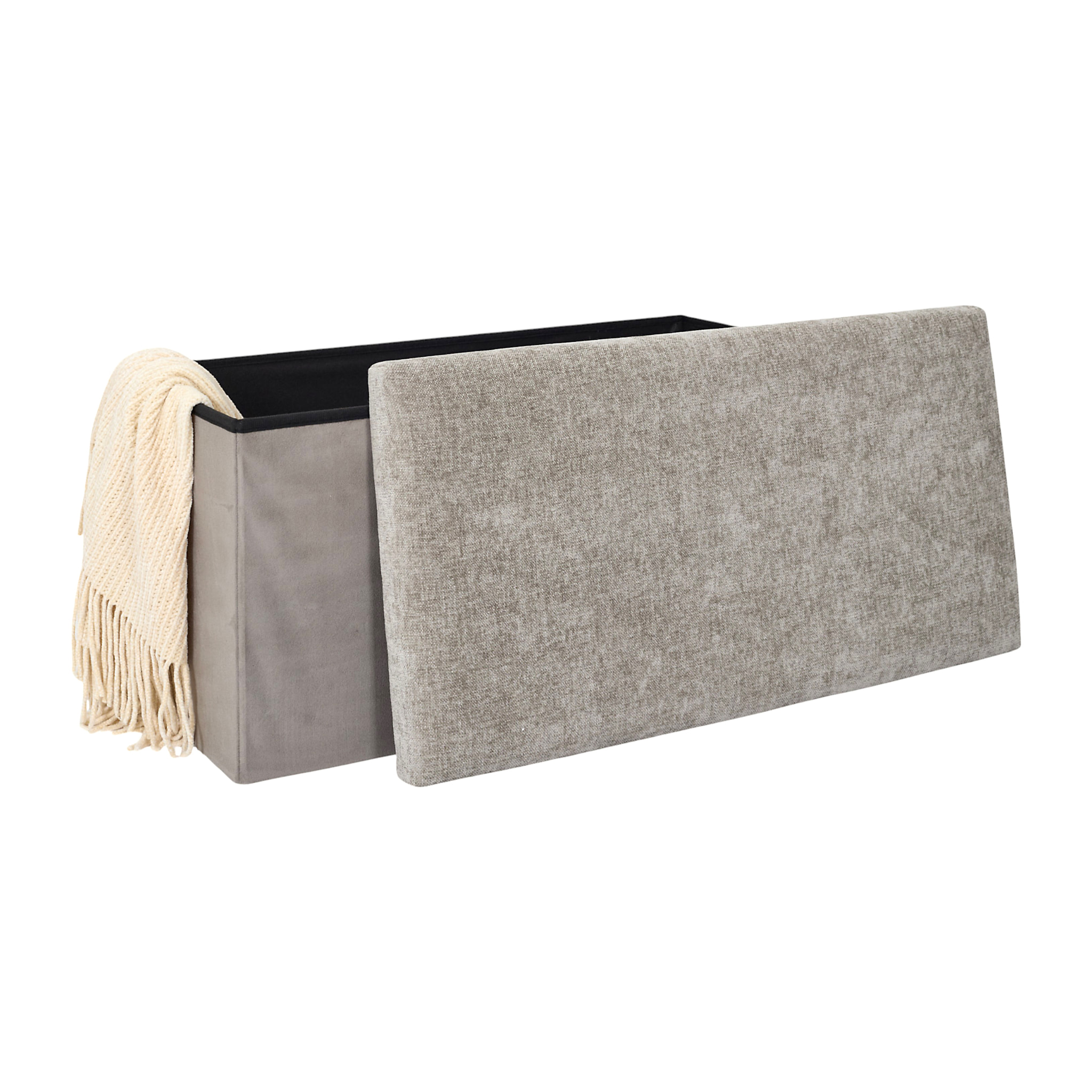 Coffre Banc Pliable Emilia Marron