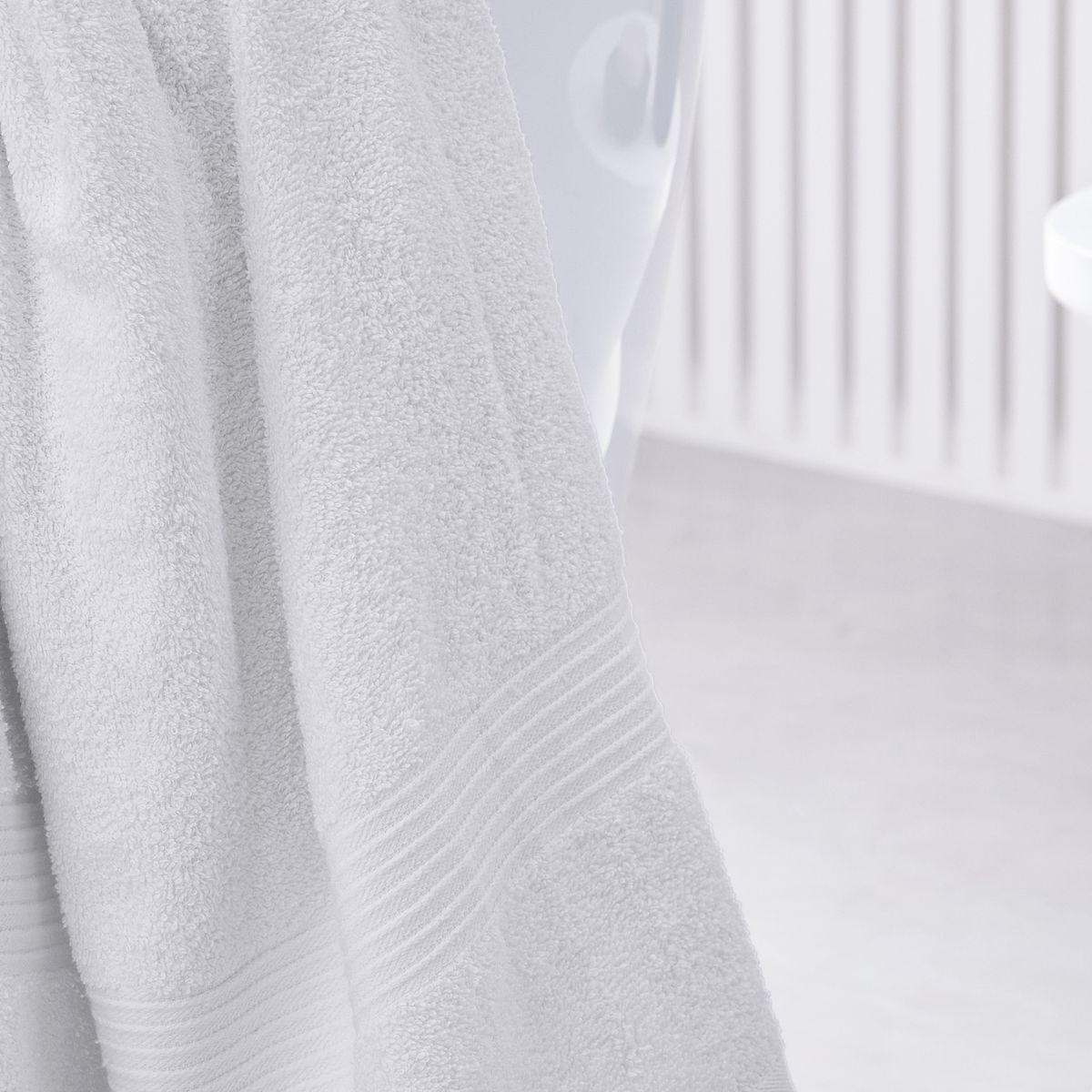 Maxi drap de bain uni ESSENTIAL blanc