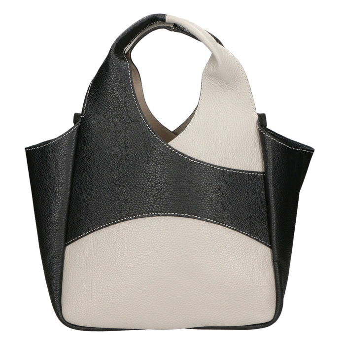 Borsa a mano da donna - Modello Iside - 100% pelle - 22.0 x 28.0 x 18.0 cm