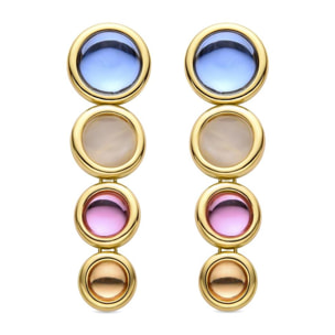 Pendientes Lux by Lux acabados oro 18k