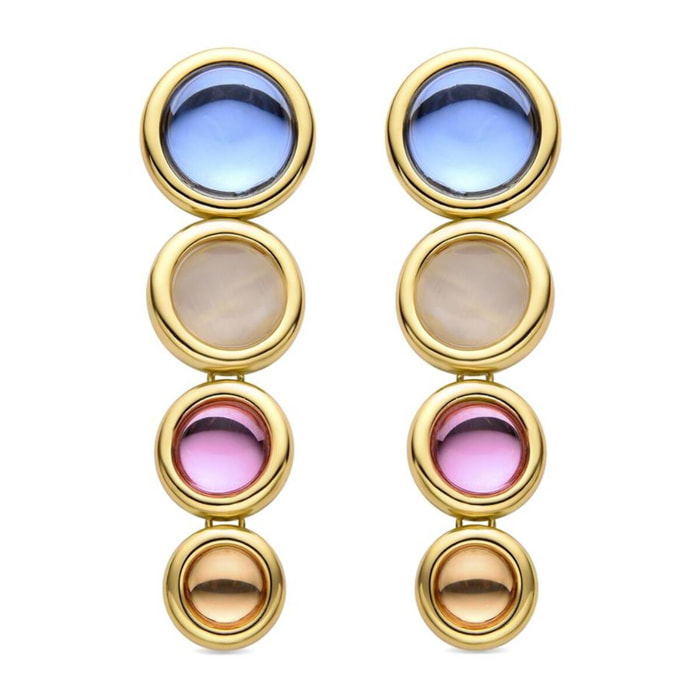 Pendientes Lux by Lux acabados oro 18k