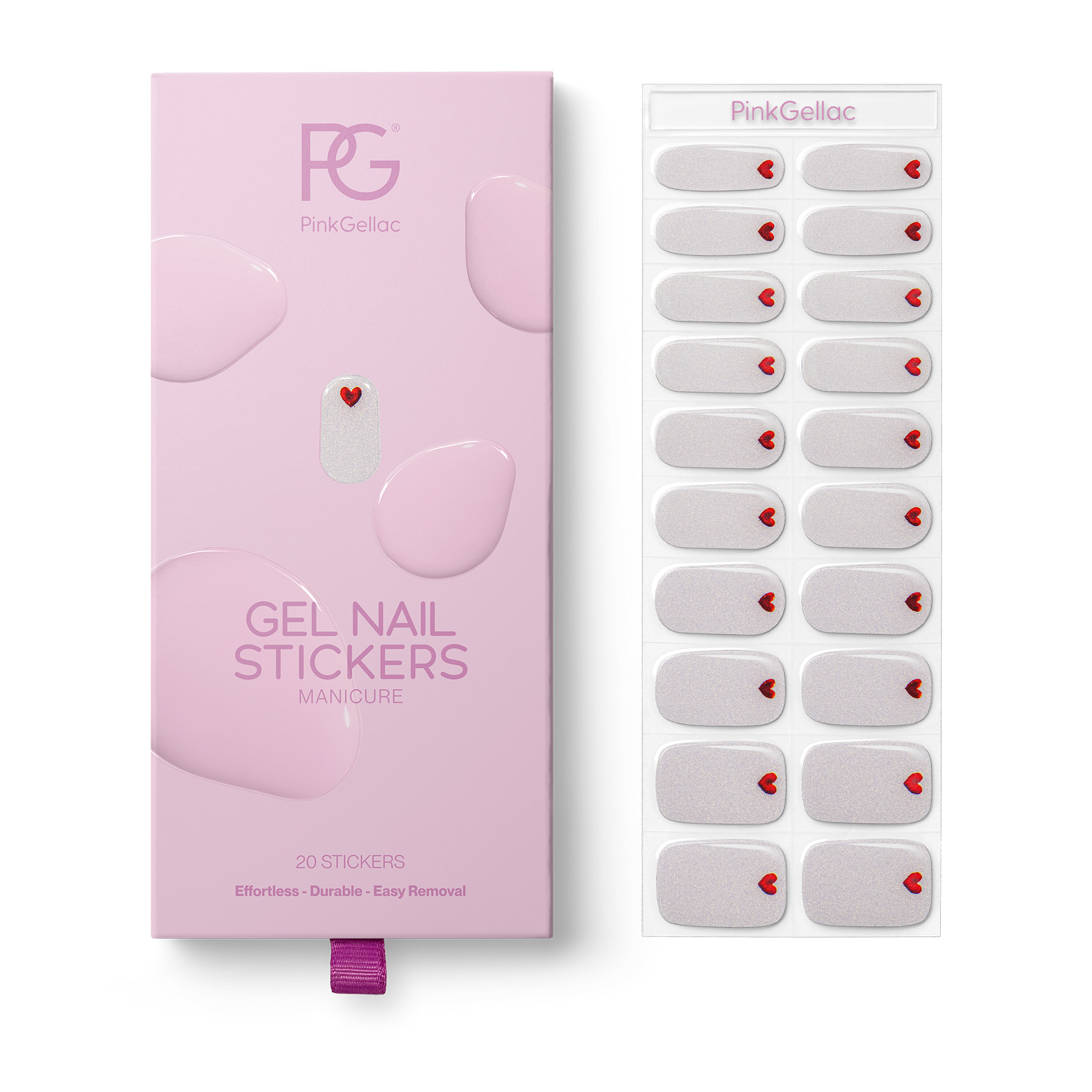 Stickers gel - 0037 Loving Hearts