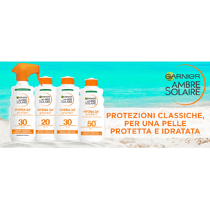 2x Latte Solare Protettivo SPF 20 Ambre Solaire Hydra 24h Protect Ultra Idratante a Protezione Media - 2 Flaconi da 200ml