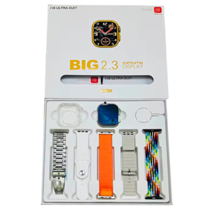 Reloj Hiwatch Ultra BIG-2-3-WHT Unisex Digital Cuarzo con Correa de Metal