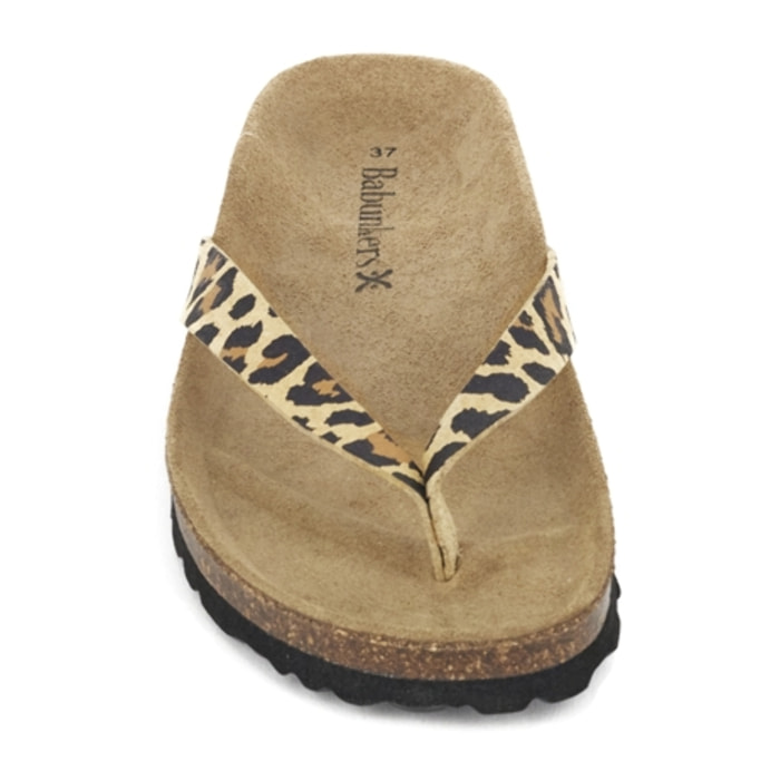 SANDALIA TARIFA BABUNKERS MARRON