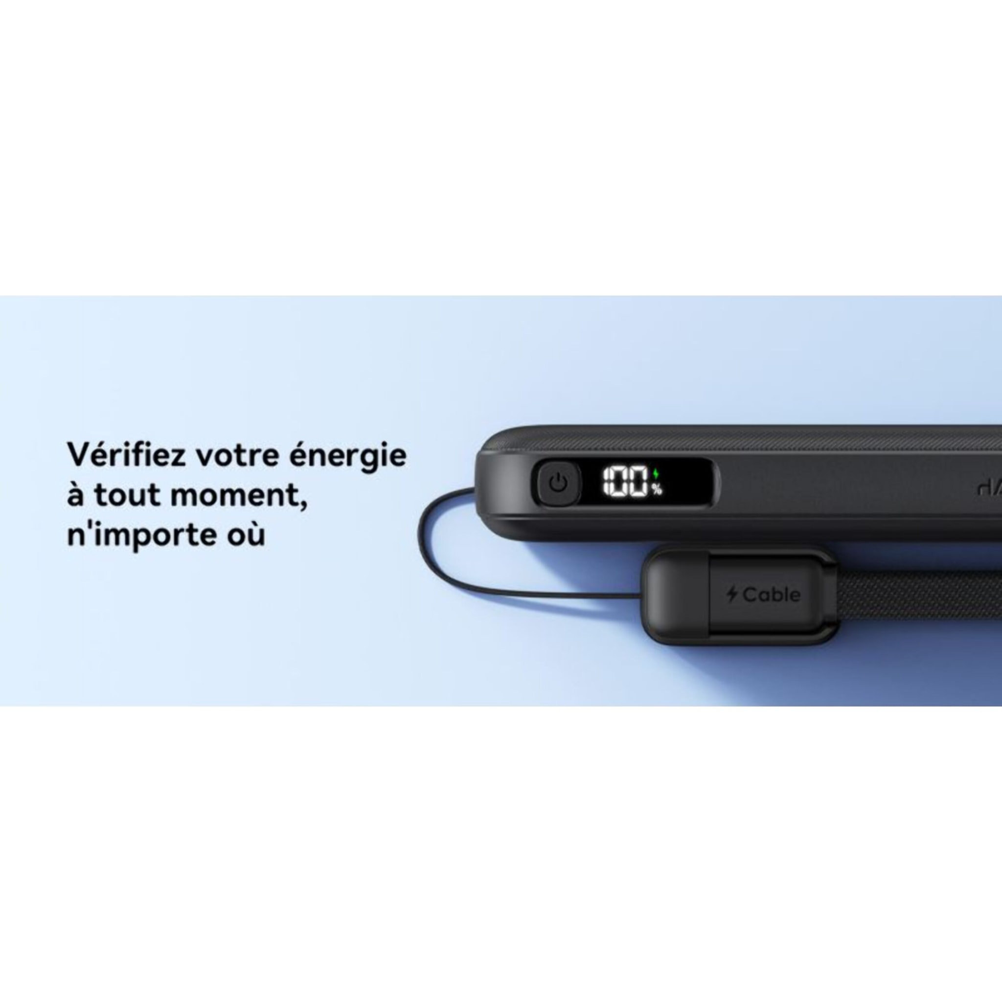 Batterie externe INIU 10000 mAh Pocket Neo USB-A + 2 USB-C