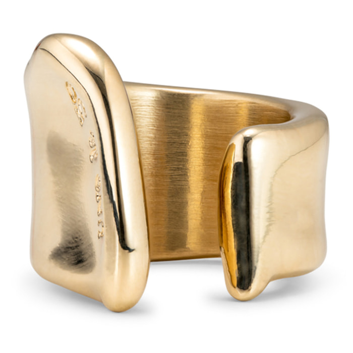 Anillo La grieta DORADO 15