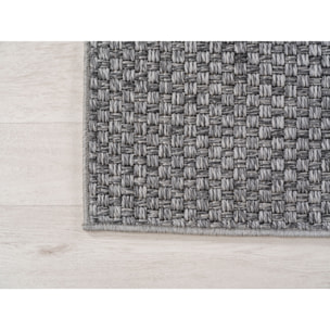NEREA - Tapis intérieur/extérieur gris, design chic