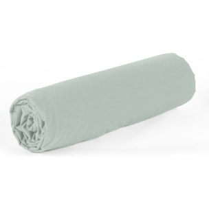 DRAP HOUSSE 2 PERS 140x190  de Coton-Bambou - BAMBOU VERT