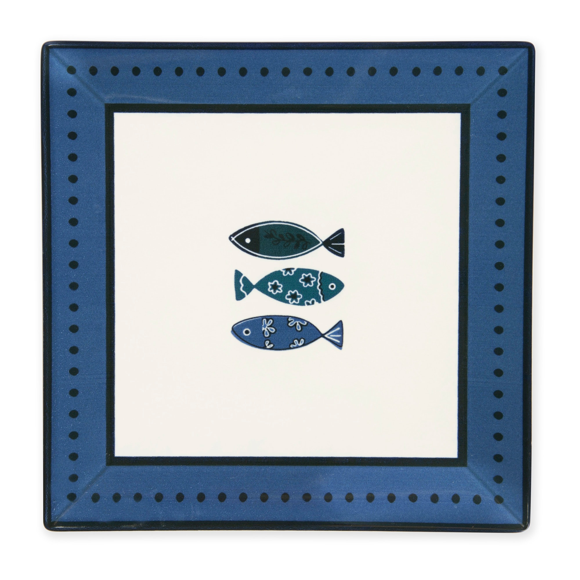 Set 6 Assiettes Excelsa – Ocean, Céramique Bleue