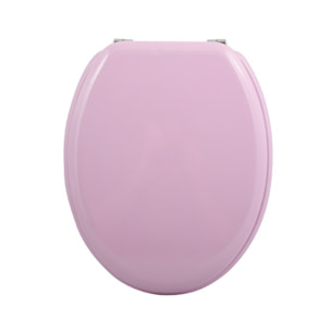 Abattant wc MDF CLEO Rose Poudré - Charnières Inox MSV