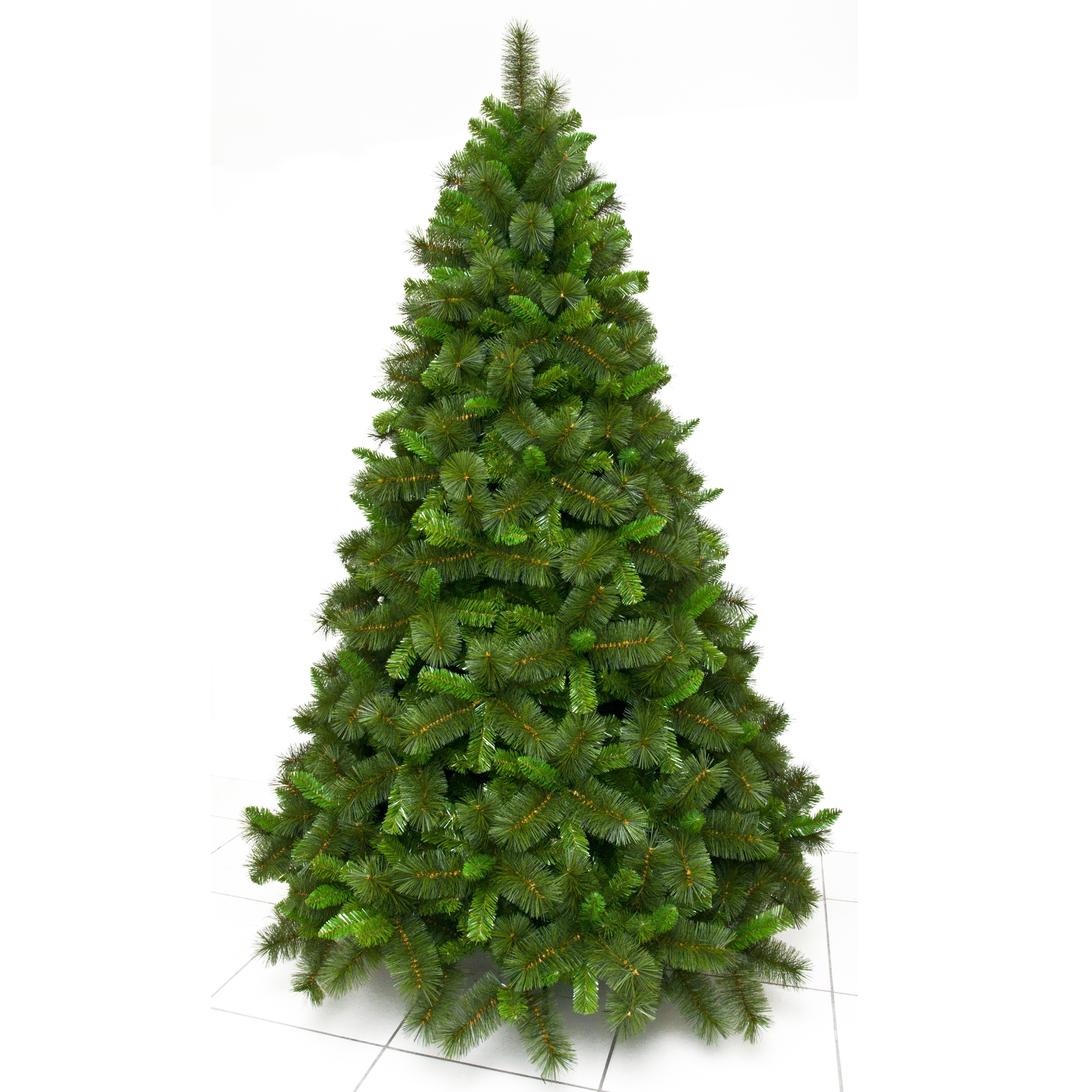 Albero Di Natale "Olympus" - Altezza 240cm - Albero Realistico in PVC - Extra Folto con 2113 Rami