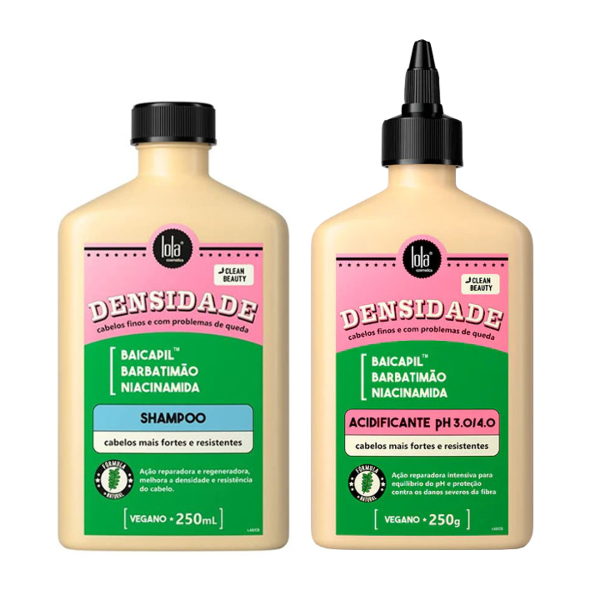 LOLA Kit Densidade Shampoo 250ml + Acidificante 250ml