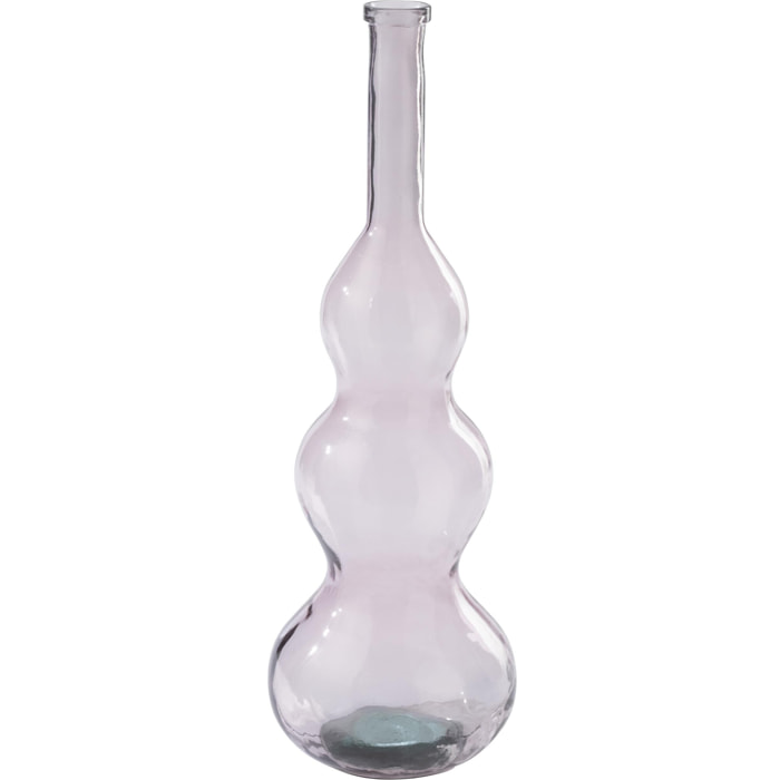 J-Line Vase - verre - rose clair